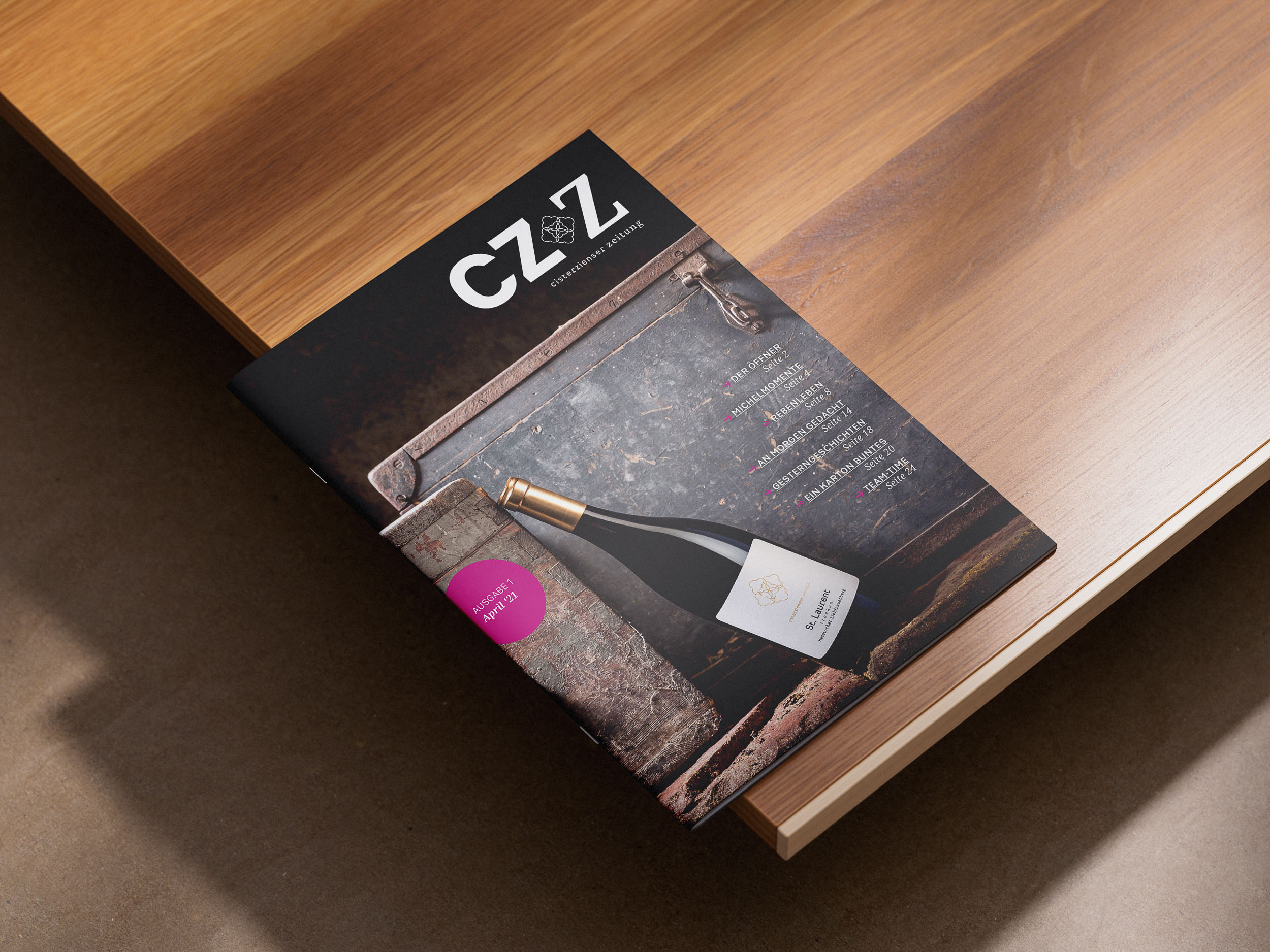 Magazin-Titel Cisterzienser Weingut