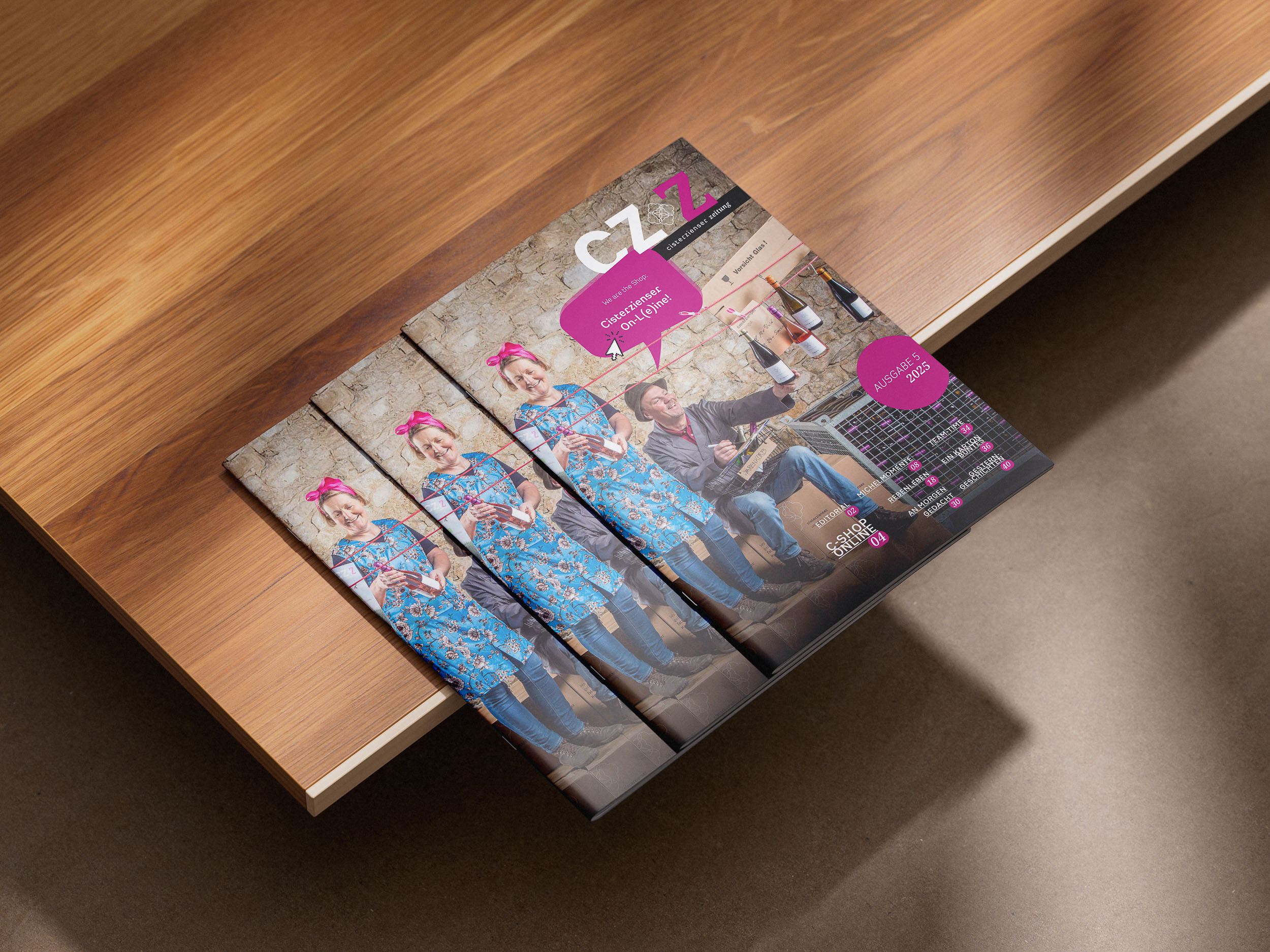 Magazin-Titel Cisterzienser Weingut