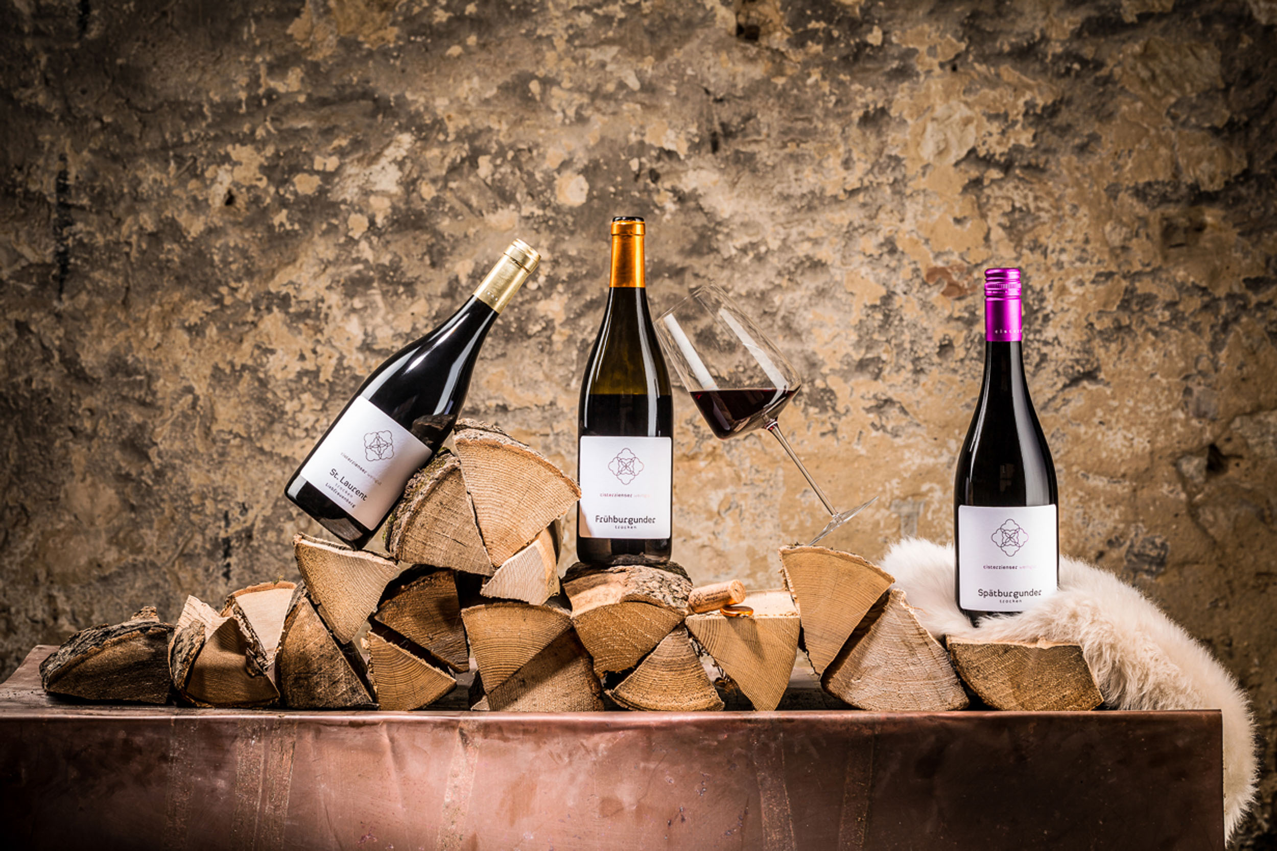 Weinflaschen Cisterzienser Weingut