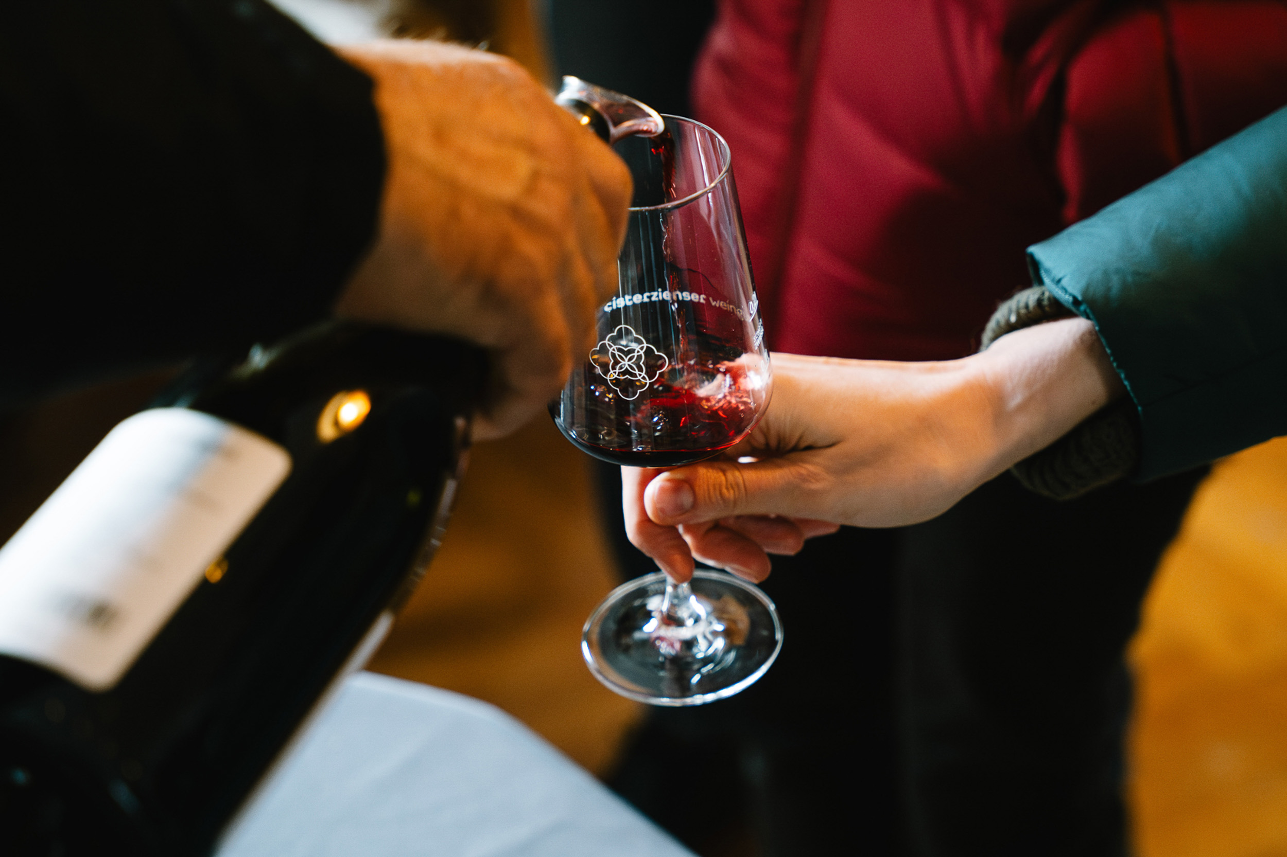 Weinglas Cisterzienser Weingut