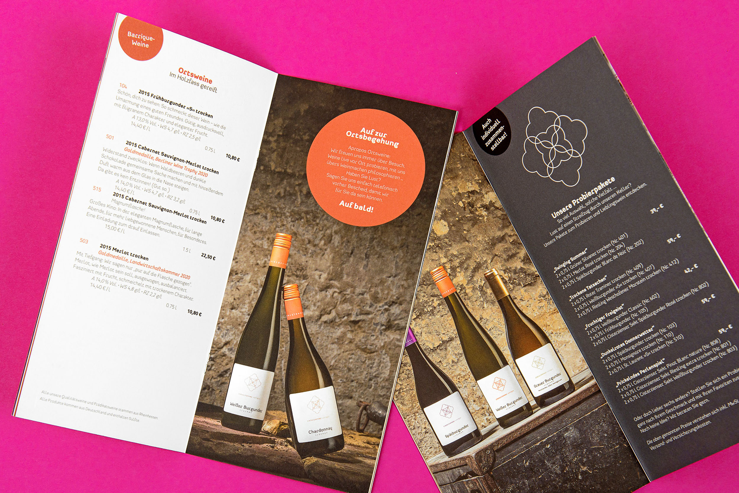 Weinkarte Cisterzienser Weingut